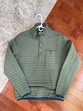 Relwen Windzip Popover. Bright Olive. Large